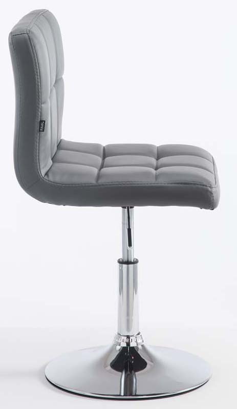 Set 2 Sedie Lounge Palma V2 in similpelle grigio