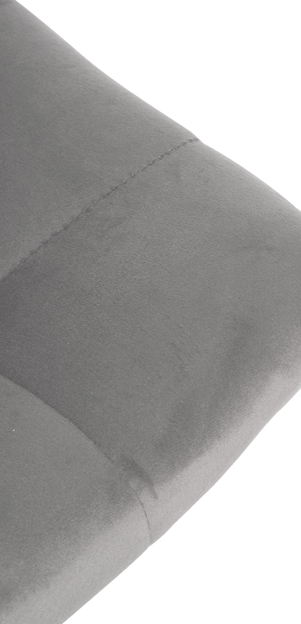 Sgabello Jerry Velvet grigio schwarz