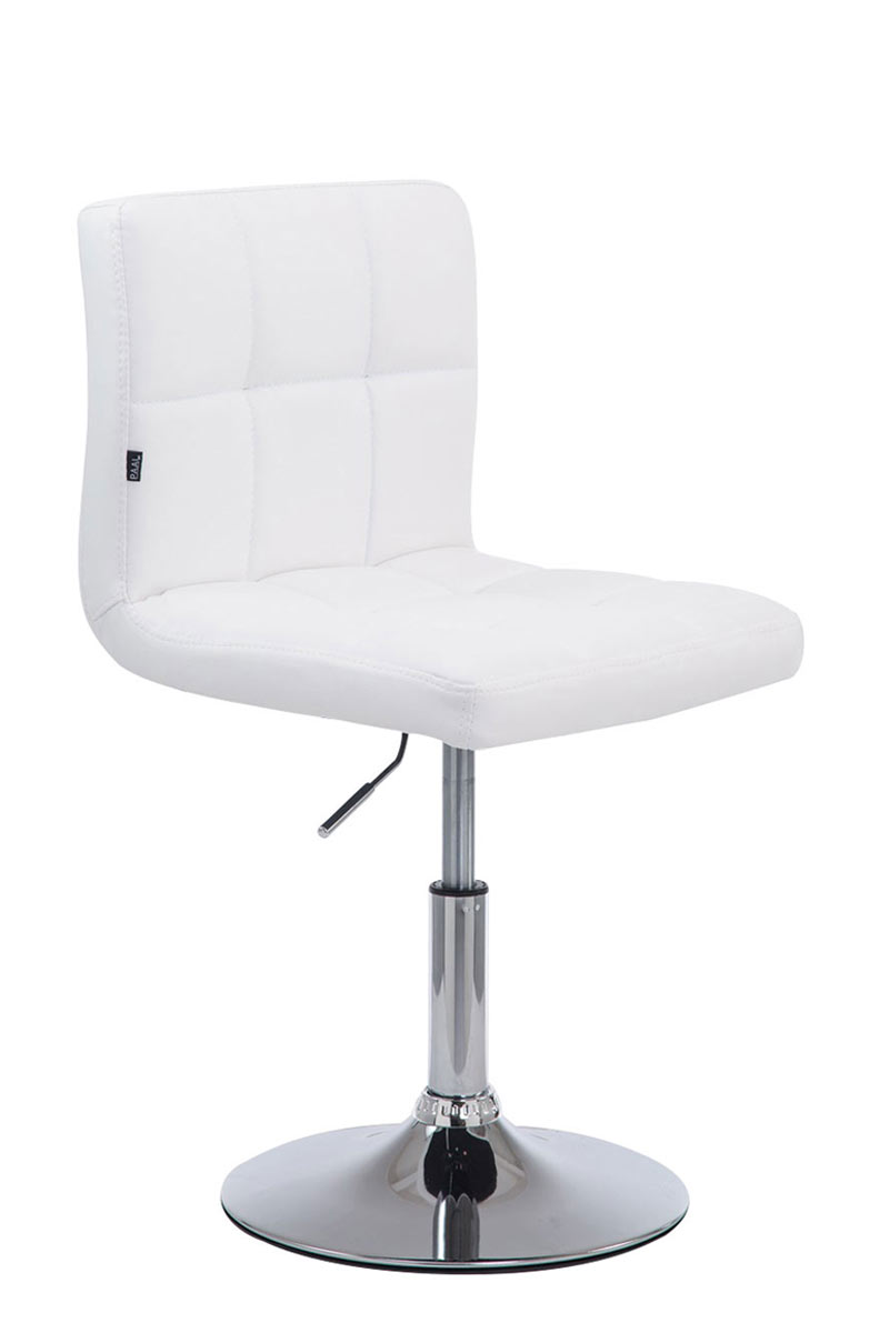 Sedia lounge Palma V2 in similpelle bianco